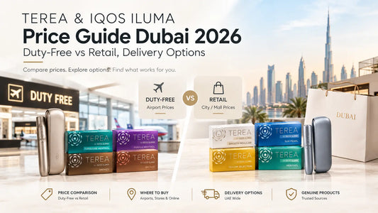 TEREA packs and IQOS ILUMA device price comparison Dubai