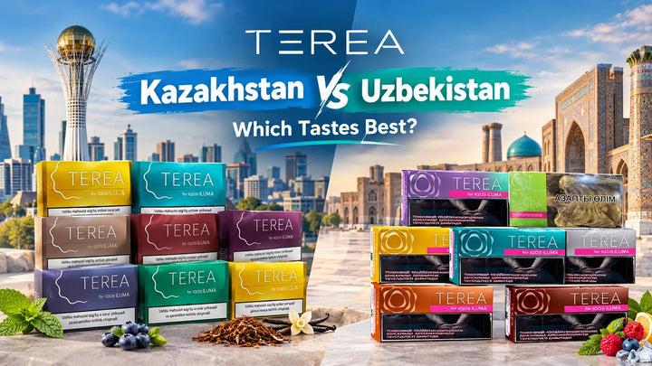 TEREA Kazakhstan vs Uzbekistan flavours compared in the UAE