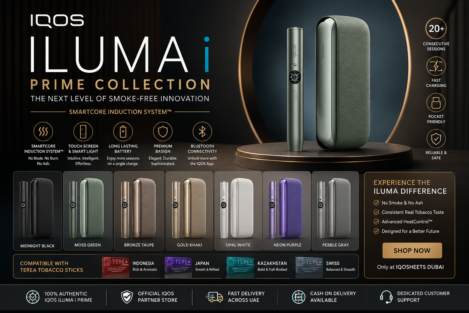 Buy IQOS ILUMA I in Dubai: Latest Tobacco Devices in UAE